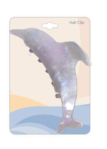 FAF Dolphin Claw Clip - Gray Perspective: front