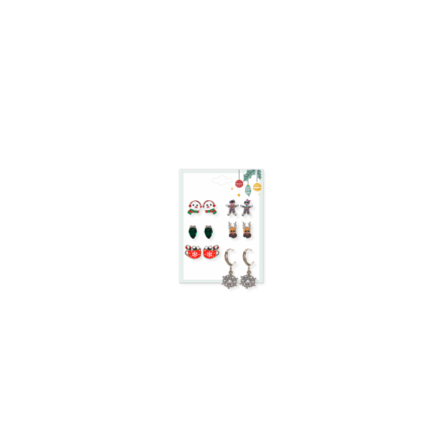 Epoxy Earings set of 6 Perspective: front