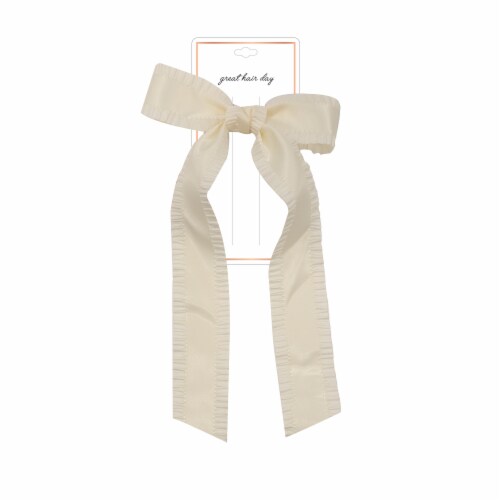 FAF Fabric Hair Bow Perspective: front