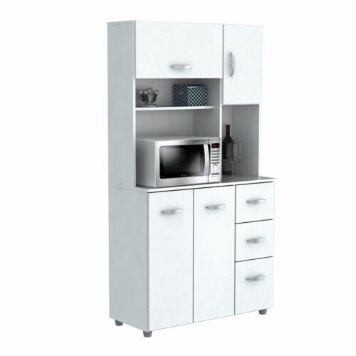 White melamine shop storage cabinets