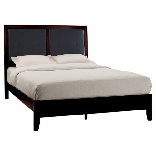 Espresso best sale king bed