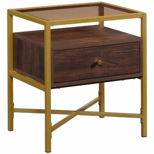 Pemberly Row End Table in Walnut 