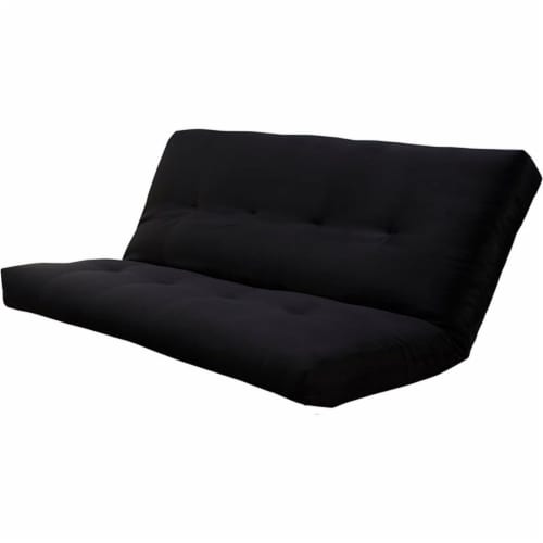 Black outlet suede futon