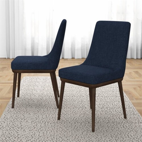 Mid century fabric dining chairs sales