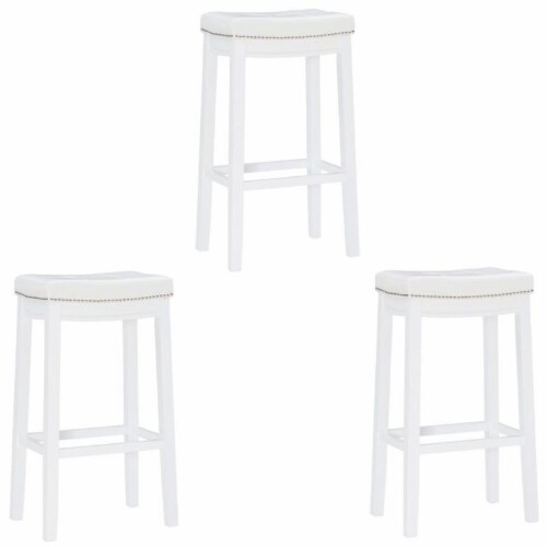 3 white bar stools deals