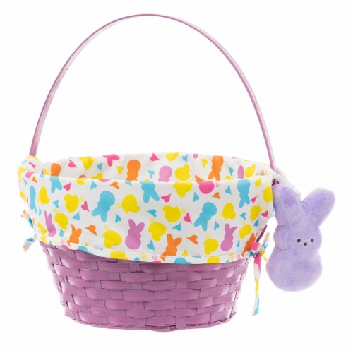 DanDee Purple Easter Basket Perspective: front