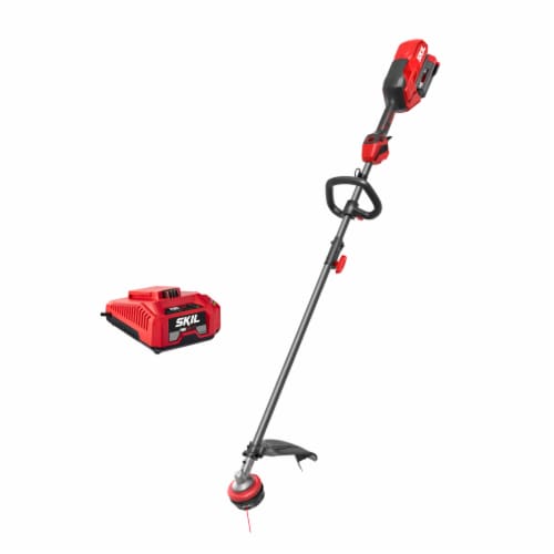 SKIL PWR CORE 40™ Brushless 40V 16in Power Head String Trimmer Kit Perspective: front
