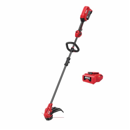 SKIL PWR CORE 40™ Brushless 40V 14" String Trimmer Kit Perspective: front