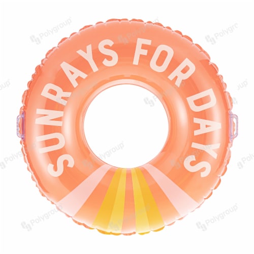 Funsicle® Inflated Sun Rays for Days Float Perspective: front
