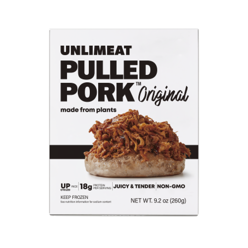 Unlimeat Original Plant-Based Pulled Pork Perspective: front