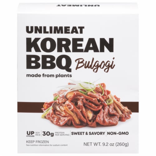 Unlimeat Plant-Based Korean BBQ Bulgogi Perspective: front