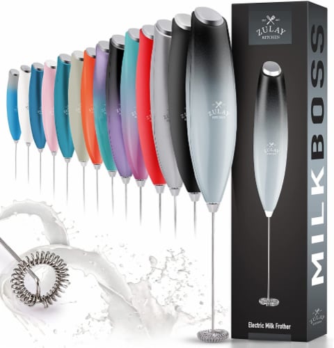Zulay Kitchen Milk Frother (Without Stand) - Storm Perspective: front