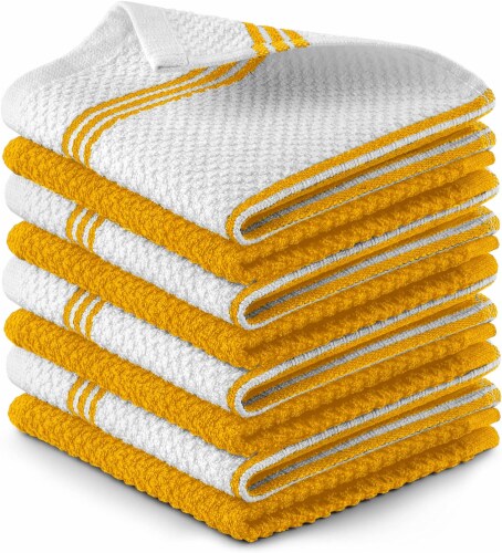 Yellow dish towels top