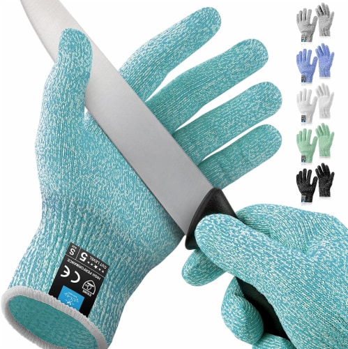 Tilståelse Microbe gateway Zulay Kitchen Cut Resistant Gloves Food Grade Level 5 Protection - Teal, 2  - Fry's Food Stores