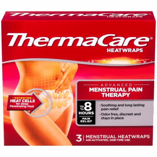 ThermaCare® Advanced Menstral Pain Therapy Heatwraps Perspective: front