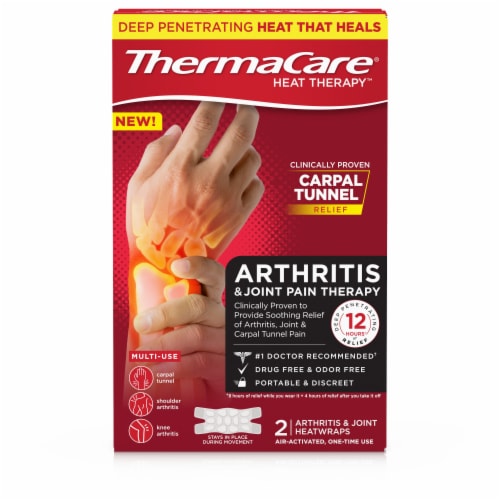 ThermaCare® Arthritis & Joint Pain Therapy Heat Wraps Perspective: front