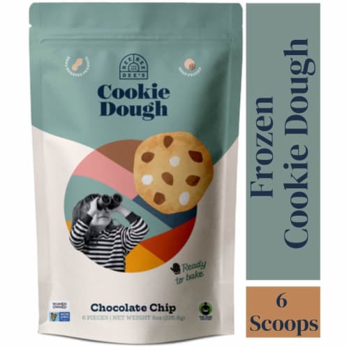 Ree Ree Dee's Frozen Chocolate Chip Cookie Dough Perspective: front