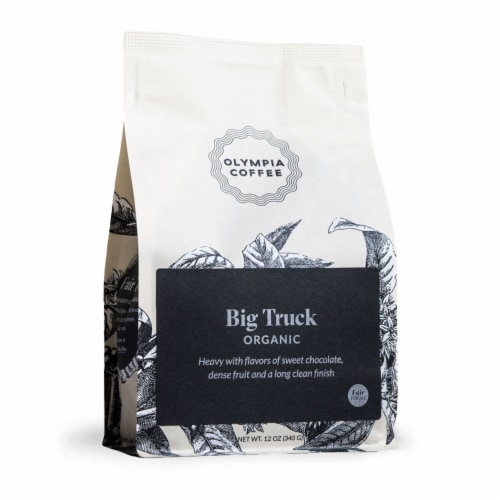 Olympia Coffee Big Truck Medium Roast Organic Whole Bean Coffee Perspective: front