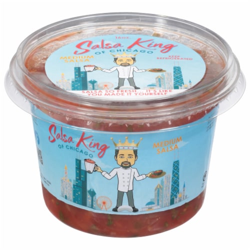 Salsa King of Chicago Medium Salsa Perspective: front