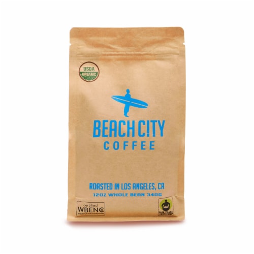 Beach City Coffee House Blend Whole Bean Coffee Perspective: front