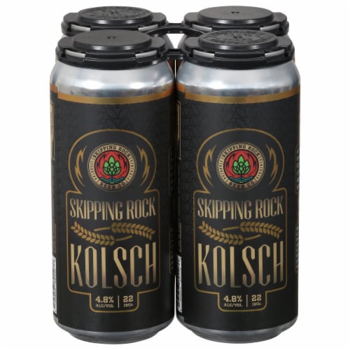 Skipping Rock Kolsch Beer Perspective: front