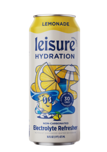 Leisure Project Lemonade Nutrient Enhanced Water Can Perspective: front