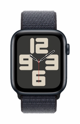 Apple Watch SE - Midnight Aluminum Case with Ink Sport Loop Perspective: front