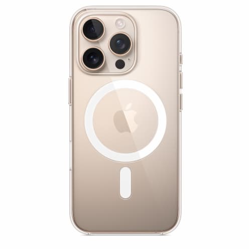 iPhone 16 Pro Clear Case with MagSafe Perspective: front