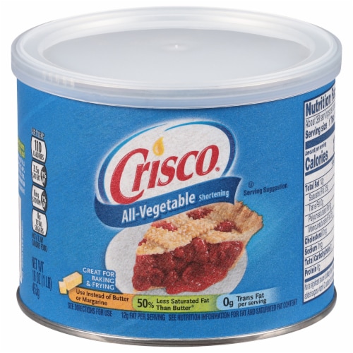 Crisco All-Vegetable Shortening, 16 oz - Harris Teeter