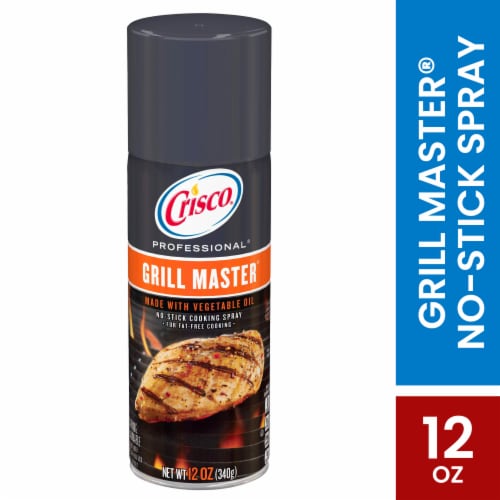 Crisco Grill Master No-Stick Spray Perspective: front