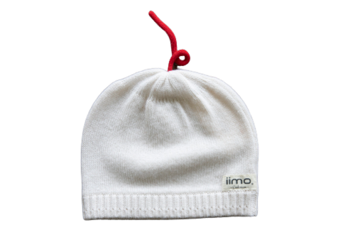 iimo Cashmere Collection (Limited Edition) Hat - White Perspective: front