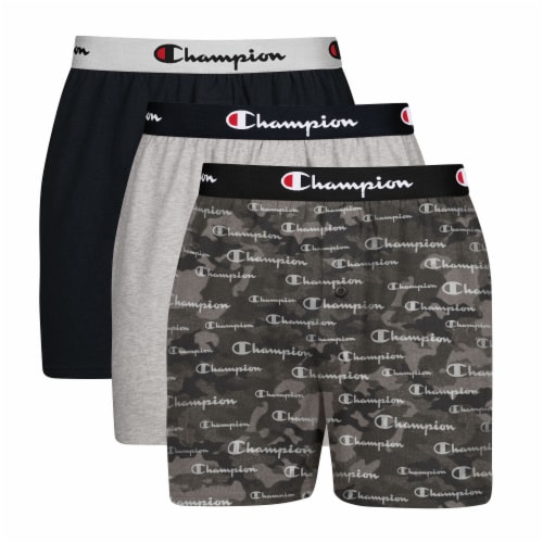 Champion Cotton Stretch Boxers Assorted 3 pk Smith s Food and Drug