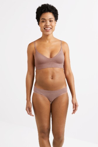 Maidenform Pure Comfort Feel good seamless bralette DM2303 ICED MOCHA LG Perspective: front