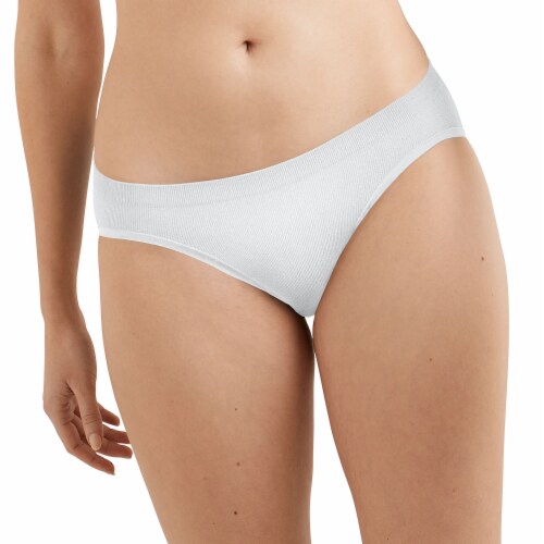 Maidenform Pure Comfort® Feel Good Seamless Bikini Underwear - White, M -  Kroger