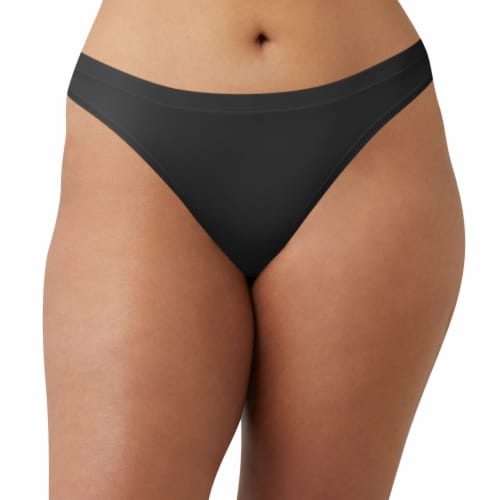 Black Soft Touch Cotton Thong