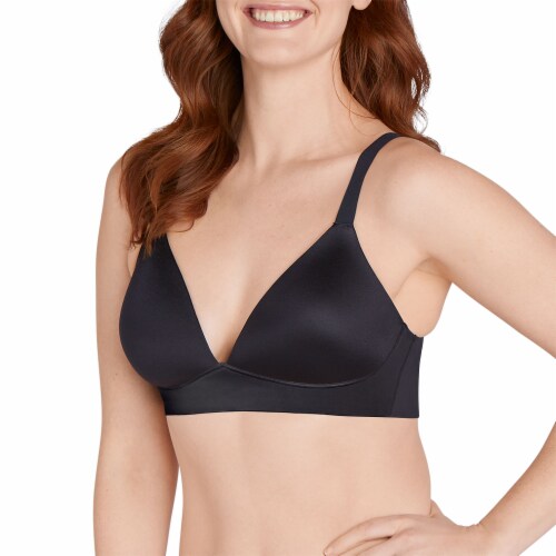 Bali Comfort Revolution Wire-Free Bra - Black Perspective: front
