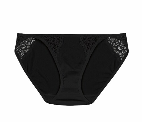 Maidenform Pure Comfort Bikini Underwear - Black, XL - Kroger