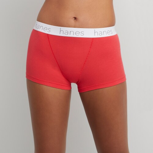 Women's Cotton Boxer Briefs - Auden™ Red 2X