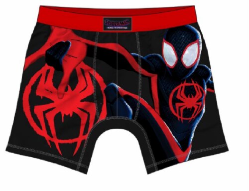 Bioworld Merchandising Spiderman Boxer Briefs Perspective: front