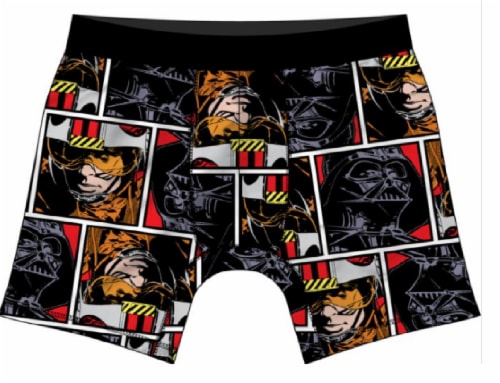 Bioworld Merchandising Men's Star Wars Boxer Briefs Perspective: front