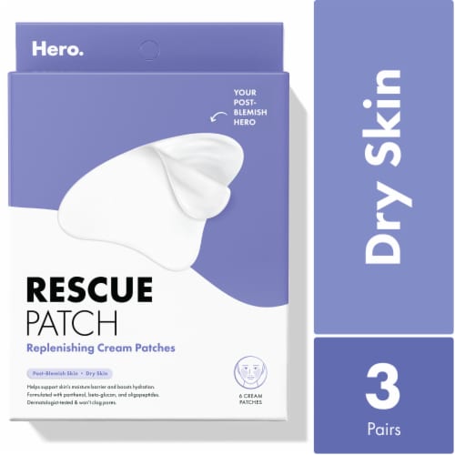 Hero Cosmetics Rescue Patch Post Blemish Skin, 6ct Perspective: front