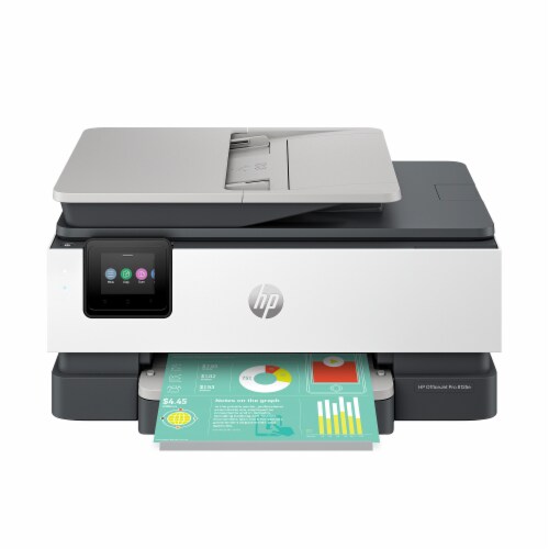 HP Office Jet Pro 813e All-In-One Perspective: front