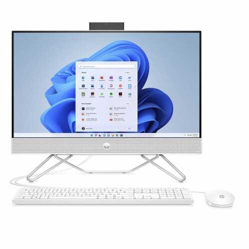 HP 24CB1140 23.8 inch All-in-One Desktop - AMD Ryzen 5 5625U - 8GB/512GB Perspective: front