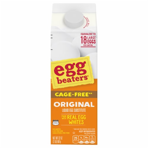 Egg Beaters® Cage-Free Original Liquid Egg Whites Perspective: front