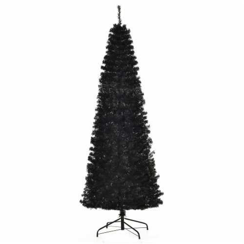 Artificial Christmas Tree 7' Indoor Realistic Holiday Decoration, 818 Tips Perspective: front