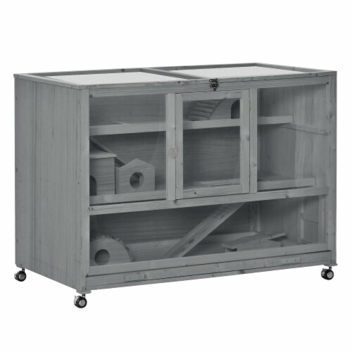 Small animal sales cage on wheels