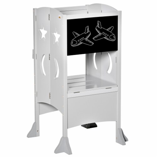 Kid step on sale stool with handrail