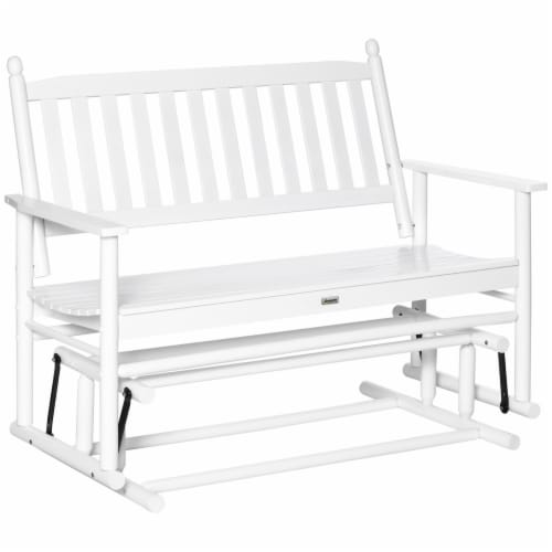 Wooden Patio Gliding Bench Rocker Yard Furniture for Porch Deck