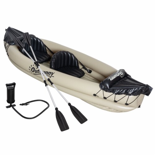 Inflatable Kayak for Adults, 2 Person Fishing Kayak, Portable Bag, Blow Up  Boat, 1 Unit - Pay Less Super Markets