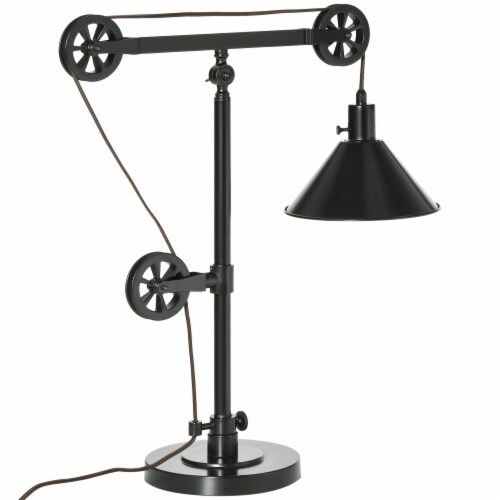 Black industrial cheap table lamp